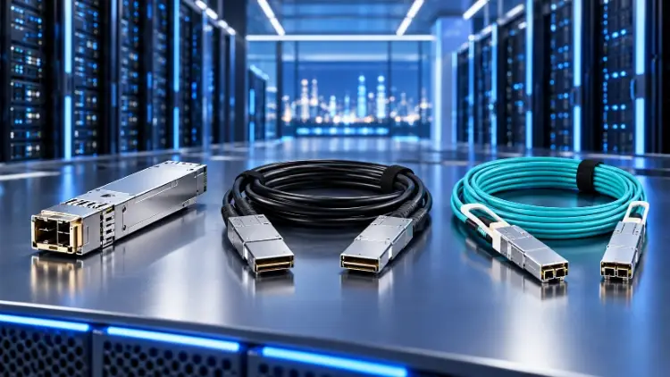 AOC vs DAC vs Optical Transceiver for AI Data Center Interconnects